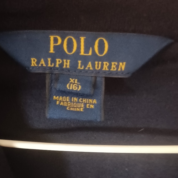 Polo Ralph Lauren hooded bomber jacket girls size 16 - Picture 4 of 4
